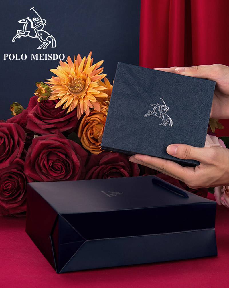 Ví da nam Polo Meisdo hàng hiệu cao cấp có thể dùng để tặng quà