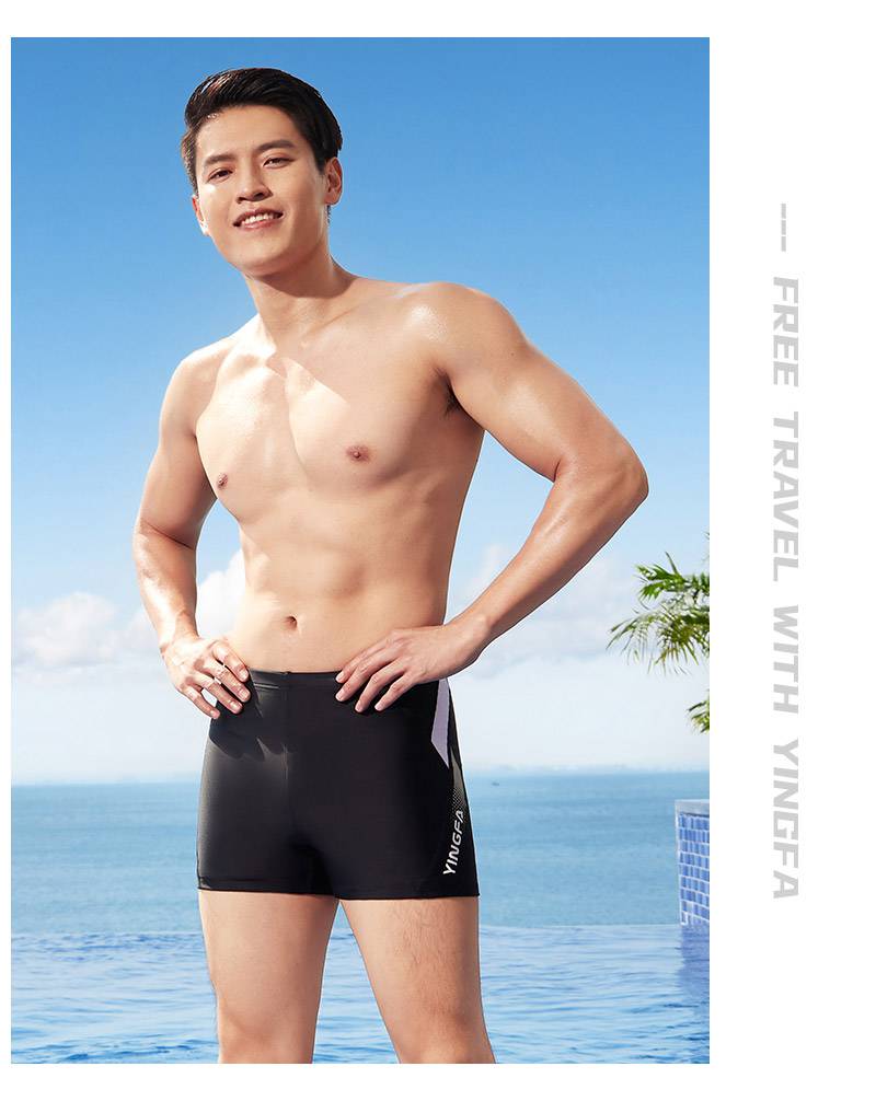 Quần bơi nam dáng boxer Yingfa Y3959 - Ảnh 4